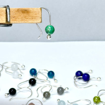 Gemstone Hook Earring