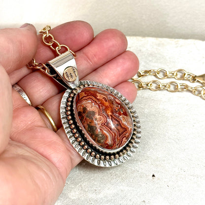 Chunky Lake Superior Agate Necklace