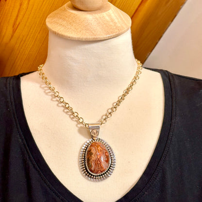 Chunky Lake Superior Agate Necklace