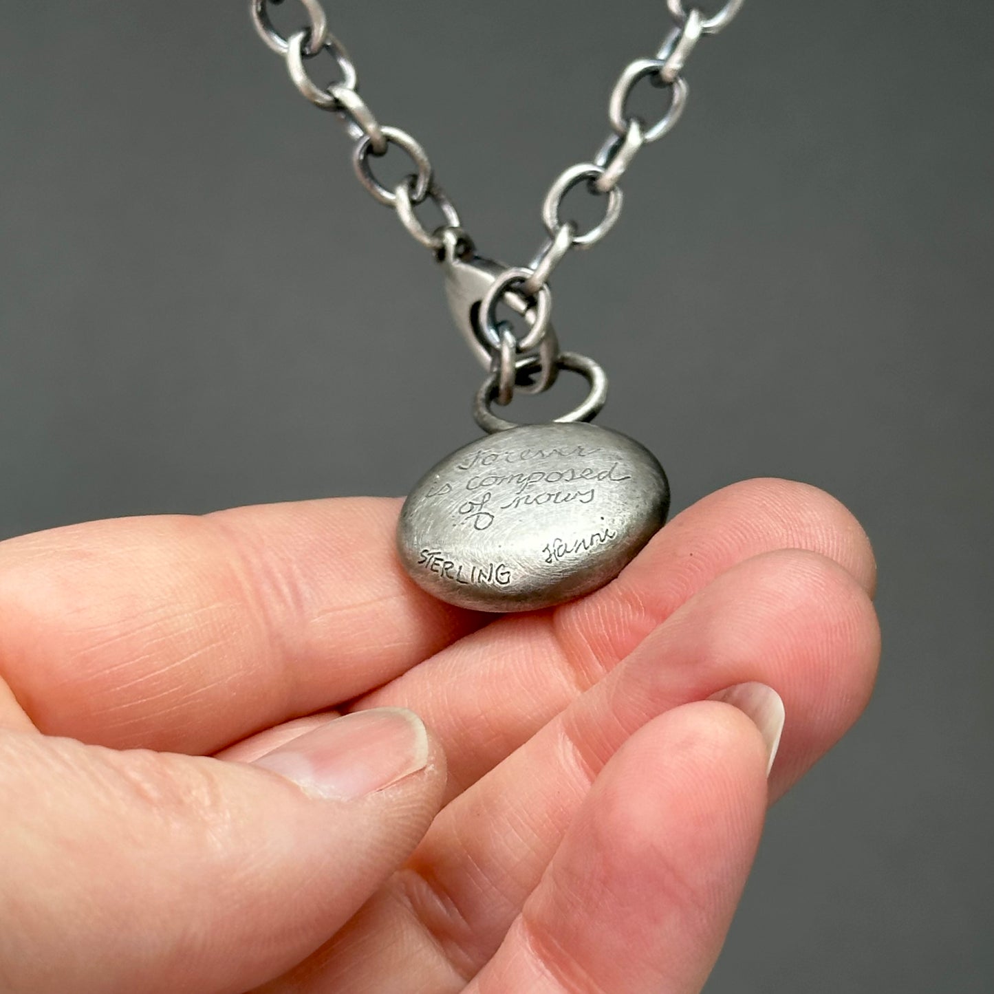 "Forever" | Emily Dickinson Quote Necklace